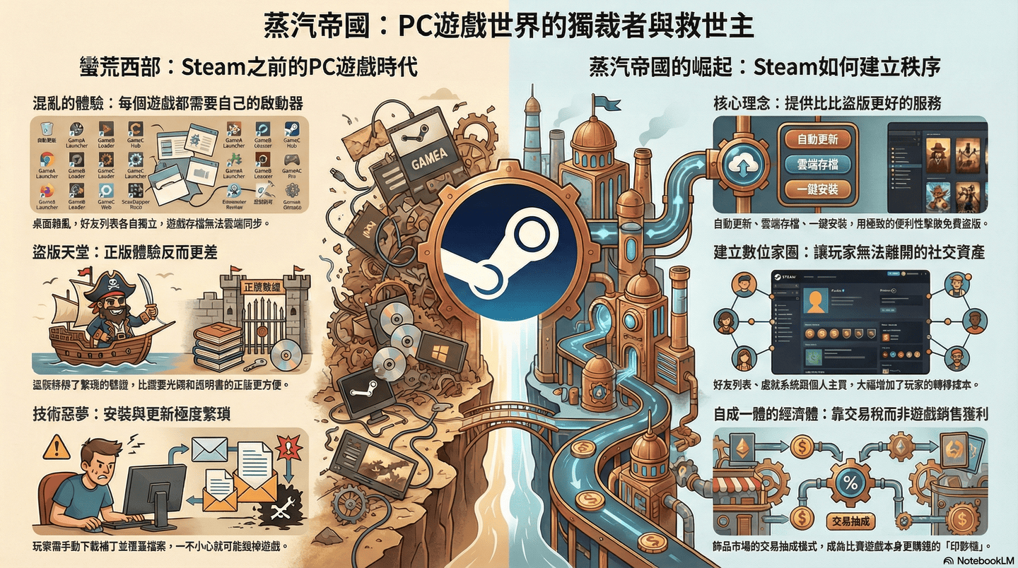 Featured image of post 2026年，可以沒有Steam嗎？被獨裁的世界竟然這麼美好？