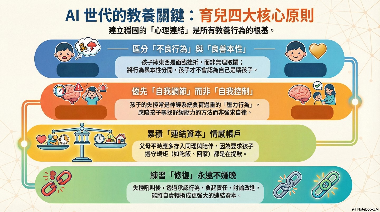 教養逆思維:AI 時代,如何用「內在良善」養出強大韌性的孩子!