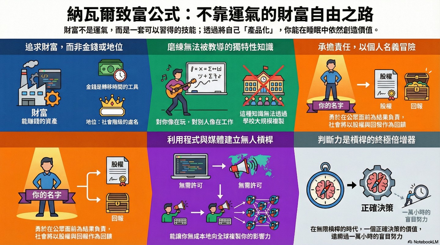 Wie wird man reich, ohne Glück zu haben? Naval Ravikants Prinzipien über Reichtum, Glück und Hebelwirkung