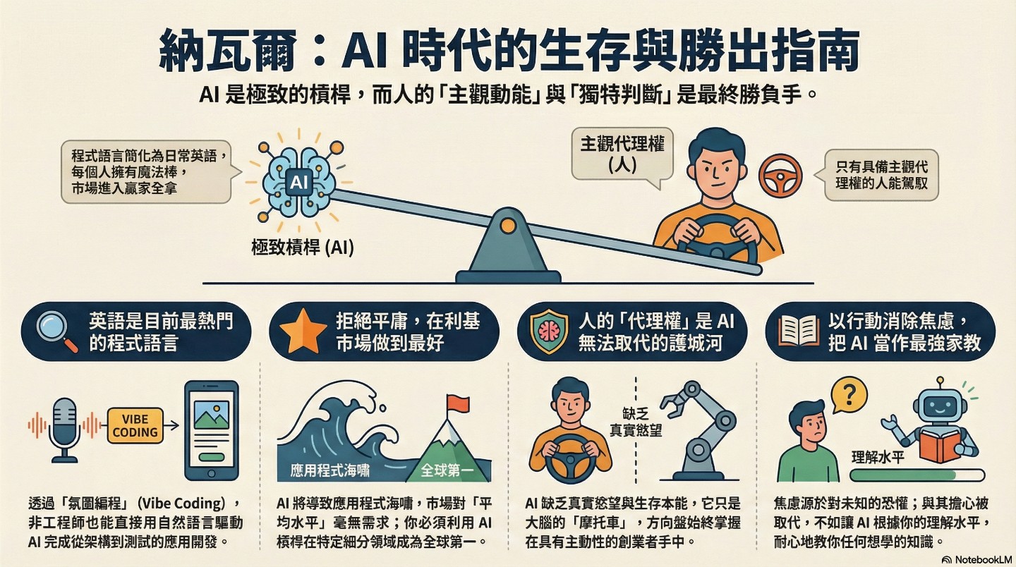 ยุคแห่ง Vibe Coding: Naval Ravikant อธิบายว่า AI เปลี่ยนแปลงการพัฒนาซอฟต์แวร์ การเป็นผู้ประกอบการ และการเรียนรู้อย่างไร