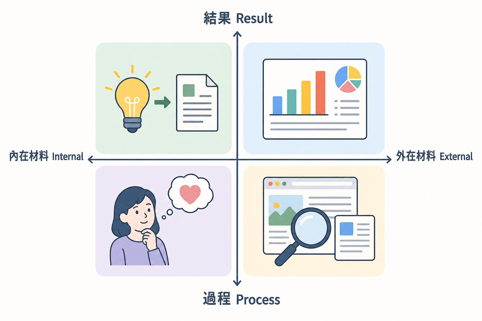 Four-quadrant thinking of AI collaboration